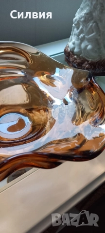 Арт стъклена купа , снимка 7 - Антикварни и старинни предмети - 52470591