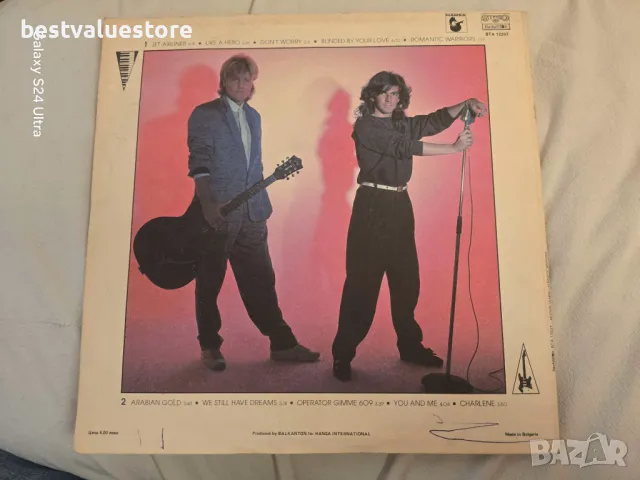 Модърн Токинг Романтични Воини Плоча Винил Modern Talking Romantic Warriors Gramophone Record, снимка 2 - Грамофонни плочи - 49025418