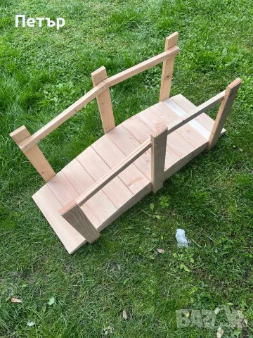 Дървено декоративно мостче, снимка 3 - Декорация за дома - 49816215