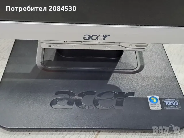 Монитор  ACER -22инча / AL2216W/, снимка 4 - Монитори - 48786015