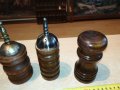3бр дървени прибори-сол/пипер от германия 2810211706, снимка 5