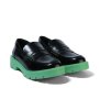 Kickers, нови дамски обувки 37 номер Womens Kori Loafer Leather Black/Green, снимка 2