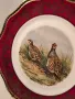 декоративна порцеланова чиния Limoges ловна тематика яребици 25/1, снимка 4