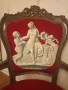 Кресла и масичка "Луи 16-ти" с ръчно бродирани вилерови гоблени - масив, снимка 2