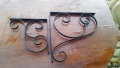 Конзоли , рафтодържачи стойки и ъгли за рафтове и етажерки от ковано желязо, снимка 6