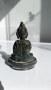Бронзова , vintage статуетка на медитиращ Буда , предназначена за носене на мир и хармония . , снимка 8