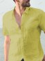 Мъжка лятна риза с къс ръкав, 6цвята - 023 , снимка 3