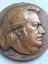 Стар руски бронзов плакет De Balzac, снимка 2