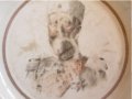Царство България-стара порцеланова чиния портрет Фердинанд, снимка 2
