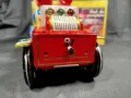 СТАРА РЕТРО СОЦ КИТАЙ ЛАМАРИНЕНА ИГРАЧКА ПОЖАРНА КОЛА, снимка 7