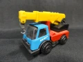 СТАРА РЕТРО СОЦ НРБ МЕТАЛНА ИГРАЧКА КАМИОН КРАН МИР РАЗГРАД, снимка 1