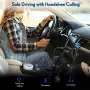 BESIGN BK01 Bluetooth 5.3 адаптер за автомобил с AUX, hands-free разговори и филтър против шум, снимка 4