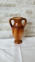 Стара керамична ваза - амфора - 22см, снимка 2