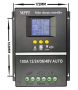 Контролер 100А с мониторинг на максимална мощност за 12V 24V 36V 48V, снимка 3