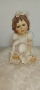 Фигурка "Къдраво момиченце с капела в скута", клей, мисля. , снимка 2