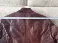 кожено бомбър яке топло размер XL 50 52 Roberto Cavalli налично, снимка 15
