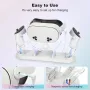 Докинг станция за зареждане за MetaQuest 3S/Quest 3, с LED индикатор, за VR конзола и контролер, бял, снимка 2