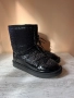 MOHITO Черни боти тип апрески 38 номер с блестящи връзки и лачено и матово лого на марката 🖤🖤🖤, снимка 6
