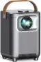 Мини проектор с WiFi 6 и Bluetooth 5.3, преносим 1080P projector, проектор за филми на открито, снимка 1