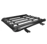 Багажник за покрива на автомобила 140 х 100 х 9 см + напречни греди, снимка 1