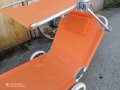 шезлонг на колела + сенник, сгъваем стол за плаж на колела , снимка 18