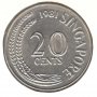 Singapore-20 Cents-1981-KM# 4, снимка 1 - Нумизматика и бонистика - 35695899