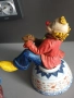 4бр Goebel Happy Clowns резин 20см/Гьобел Германия немски колекционерски фигури на клоуни-музиканти, снимка 13