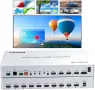 4K@60Hz 3х3 HDMI контролер за видео стена, с функция pip и multiviewer, Video Wall Controller, снимка 2