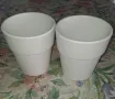 Керамични кашпи за цветя - 2 броя, снимка 1
