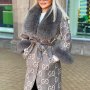 Дамско луксозно палто кашмир вълна и лисица Gucci код 192, снимка 1 - Палта, манта - 34637042