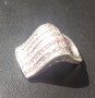 Уникален сребърен пръстен проба 925 / морганит