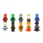 10  фигурки за Лего конструктор Ninjago Нинджаго за игра и украса на торта пластмасови