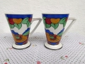 2 винтидж чаши Sadler Clarice Cliff Art deco, снимка 4