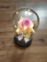Вечна LED светеща роза в стъкленица , снимка 4