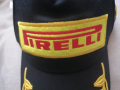 Черна и червена качествена шапка с надпис Пирели Pirelli марка гуми на атомобил, снимка 7