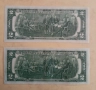 Банкноти $2 1976 година UNC, снимка 2
