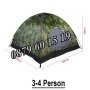 Четириместна палатка, камуфлажна четириместна палатка за къмпинг, водонепромокаема, снимка 4
