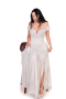 Сватбена / булчинска рокля в цвят Айвъри, снимка 11