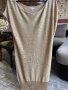 Нова дълга елегантана официална парти златиста туника Massimo Dutti, снимка 5