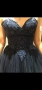 Тъмно синя бална рокля, снимка 2