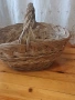 Голяма ръчно плетена кошница , снимка 2
