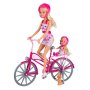 Кукла Барби с дете, колело и куче
