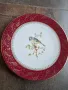 декоративна порцеланова чиния с птица и позлата Limoges 8/1, снимка 7