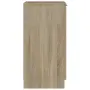 vidaXL Шкаф за обувки, сонома дъб, 30x35x70 см, инженерно дърво, снимка 7
