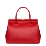 ЧАНТА ОТ ЕСТЕСТВЕНА КОЖА BIANCA, ЧЕРВЕНА, снимка 2