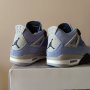 Нови Мъжки Обувки Nike Air Jordan Retro 4 UNC University Blue Сини Кецове Маратонки Размер 43, снимка 10