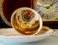 Чаша с чиния баварски порцелан 24 k Gold. , снимка 6