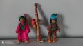 Стари дървени фигурки Индианци , снимка 1 - Антикварни и старинни предмети - 40223483