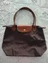 Longchamp Le Pliage  - размер М, дълги дръжки. Кафява, снимка 9