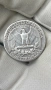 Сребърна монета САЩ 1/4 долар  1951 година, снимка 2